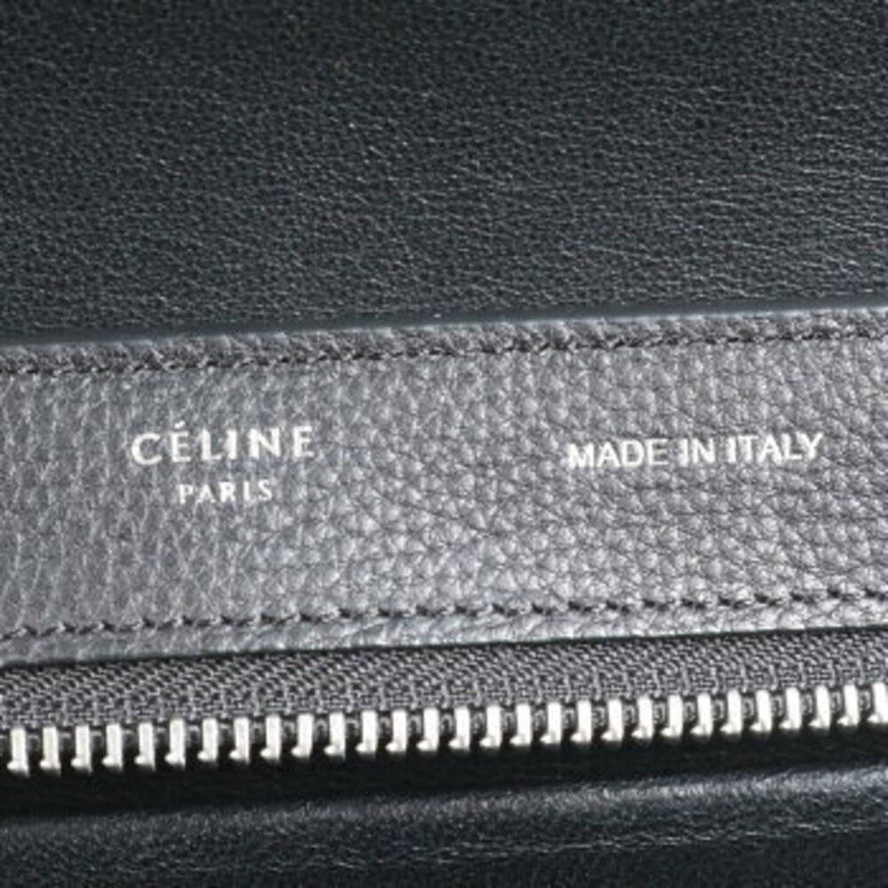 Celine Trapeze leather handbag tote black CEM - Picture 8 of 9